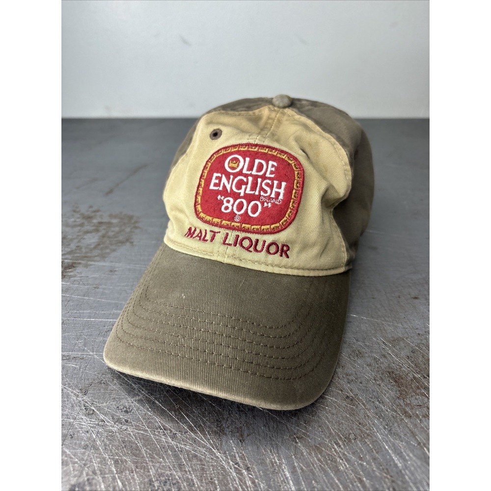 Bio-Domes Headgear Olde English "800" Malt Liquor Strap Cap OSFA Advertising